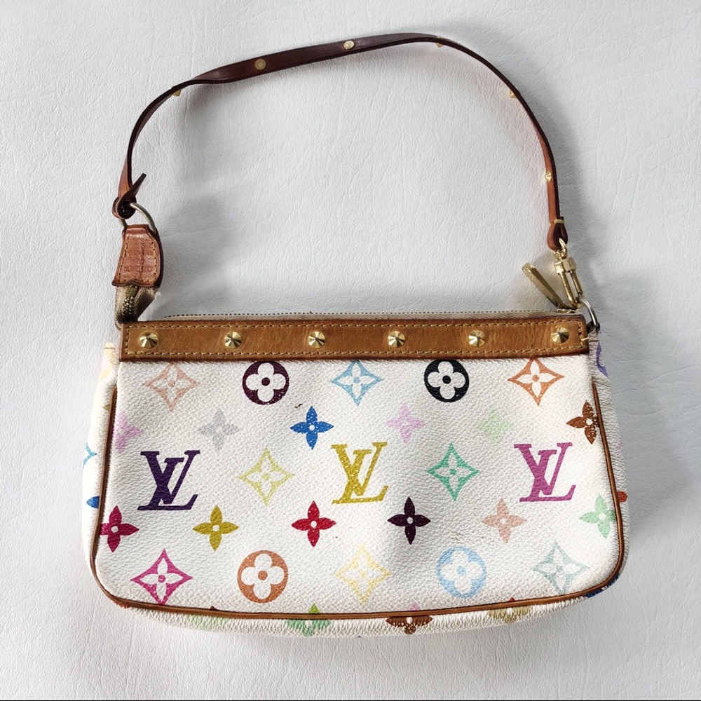 LOUIS VUITTON Multicolor Monogram Pochette Bag